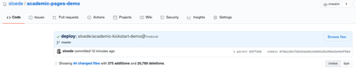 Automatically created commit on the host repository.